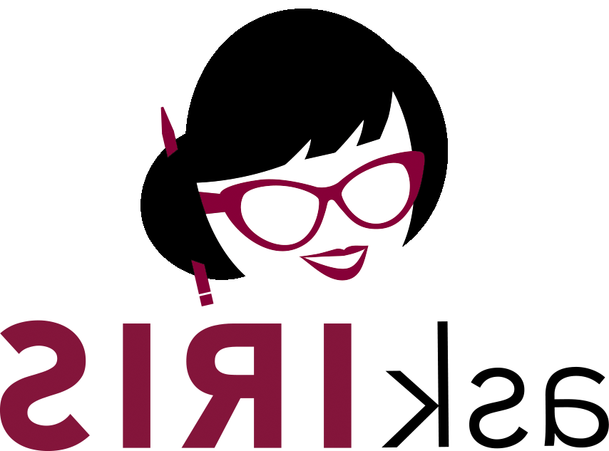 Ask IRIS Logo - head and text